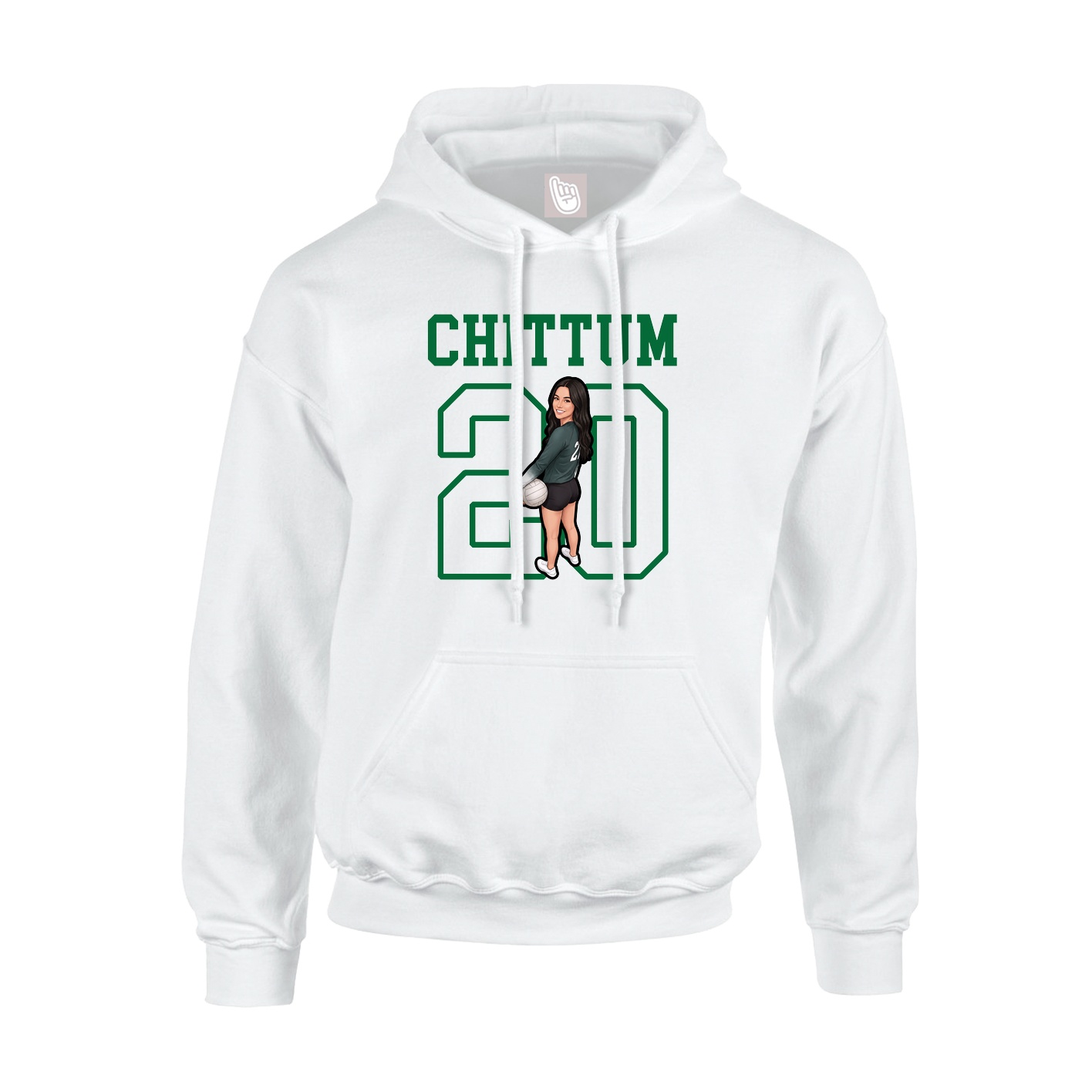 Youth Hoodie — Shirsey in White