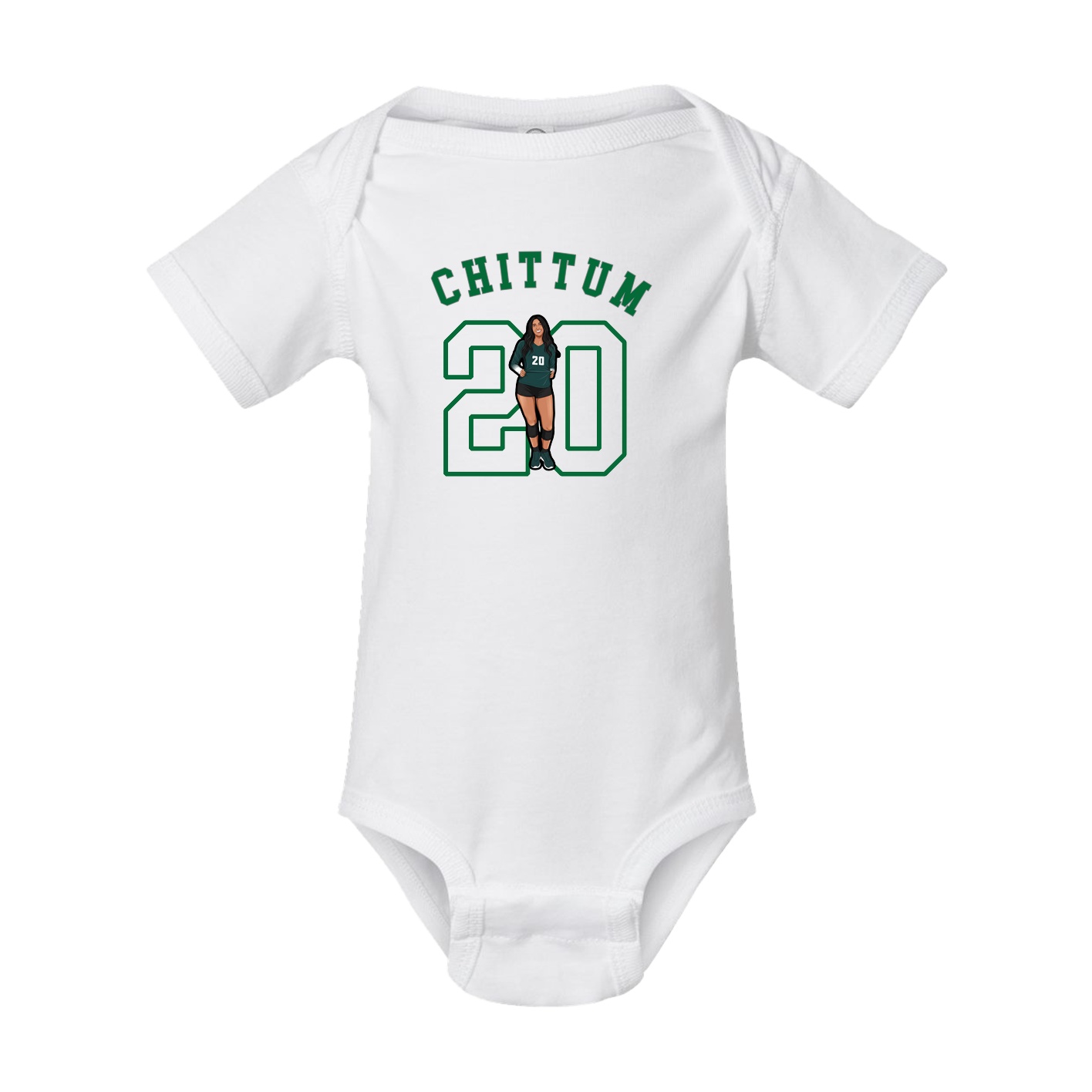 Baby Onesie — Shirsey Arch in White