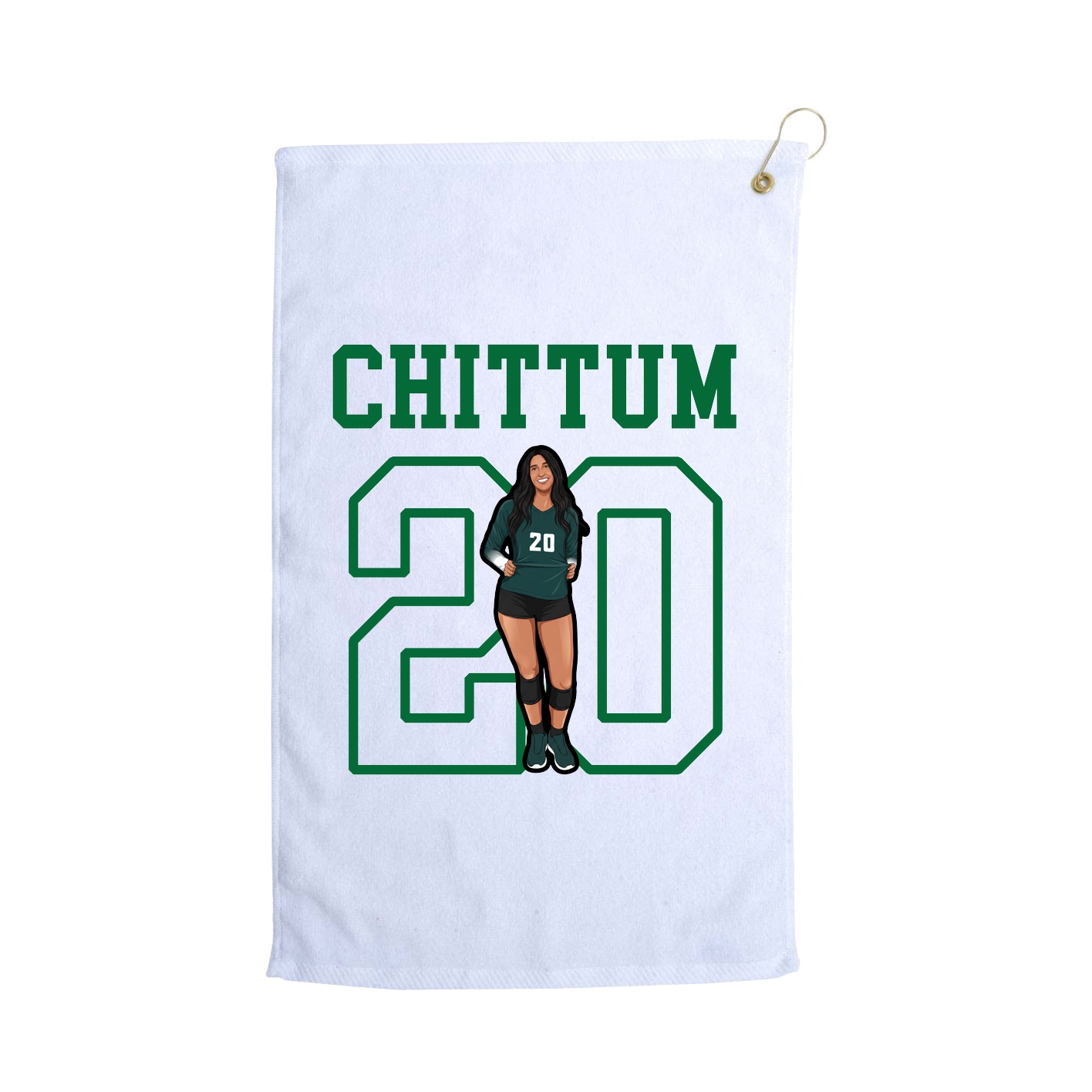 Golf Towel — Shirsey in White