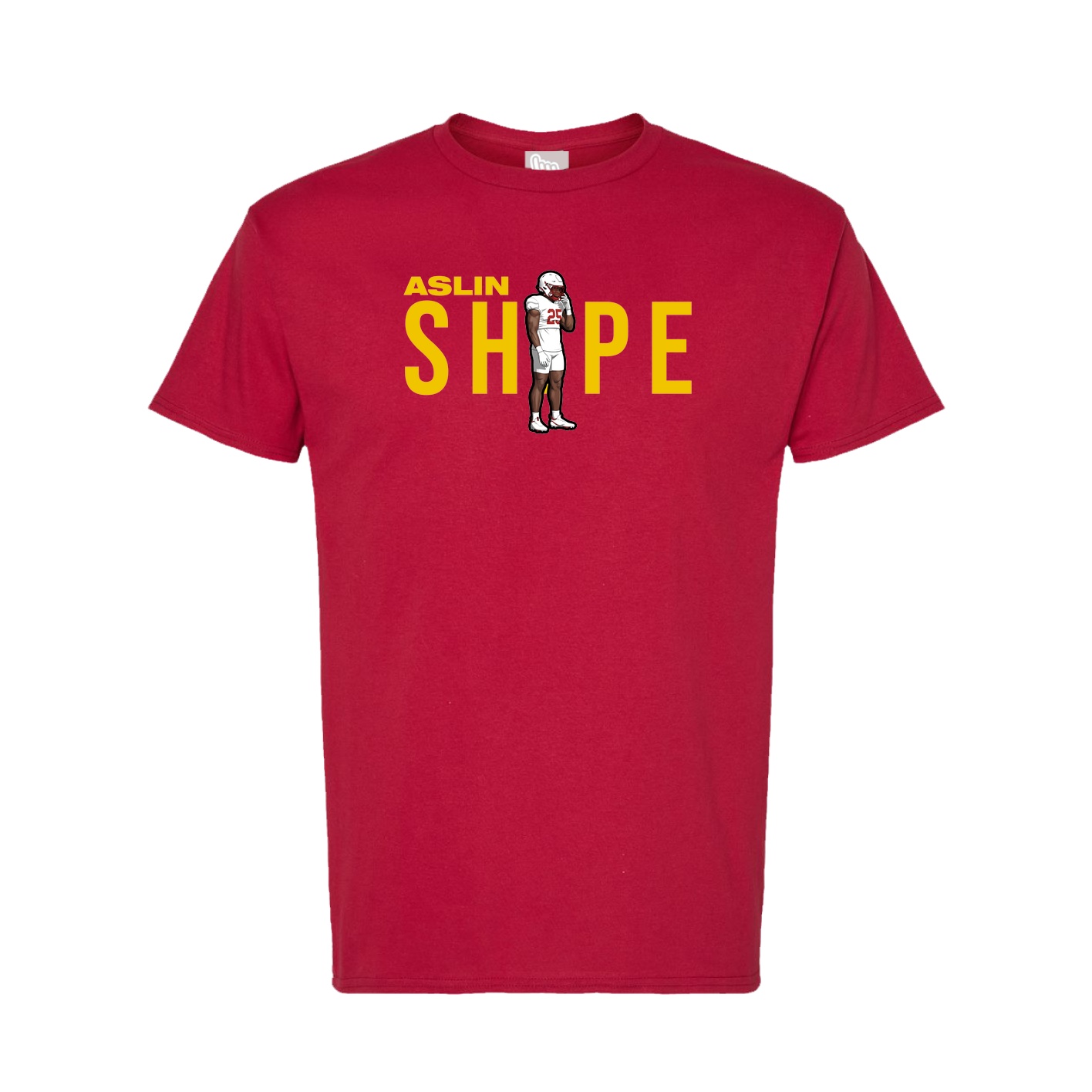 Tee — Player Name in Crimson