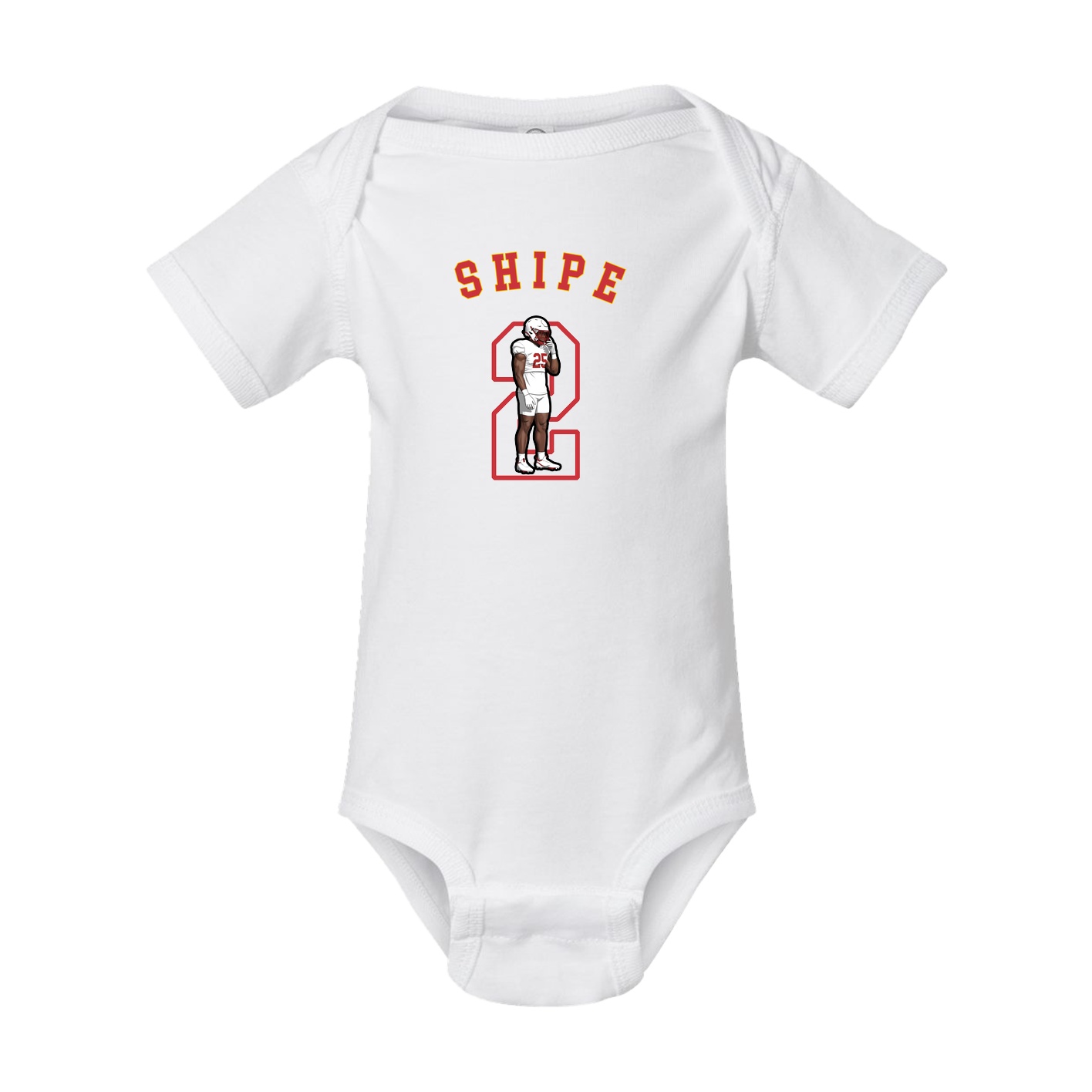 Baby Onesie — Shirsey Arch in White