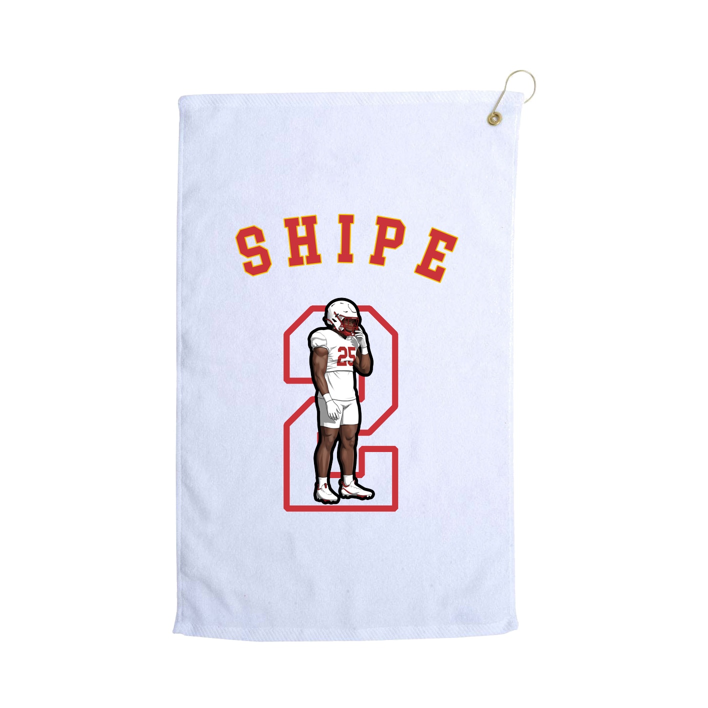 Golf Towel — Shirsey Arch in White