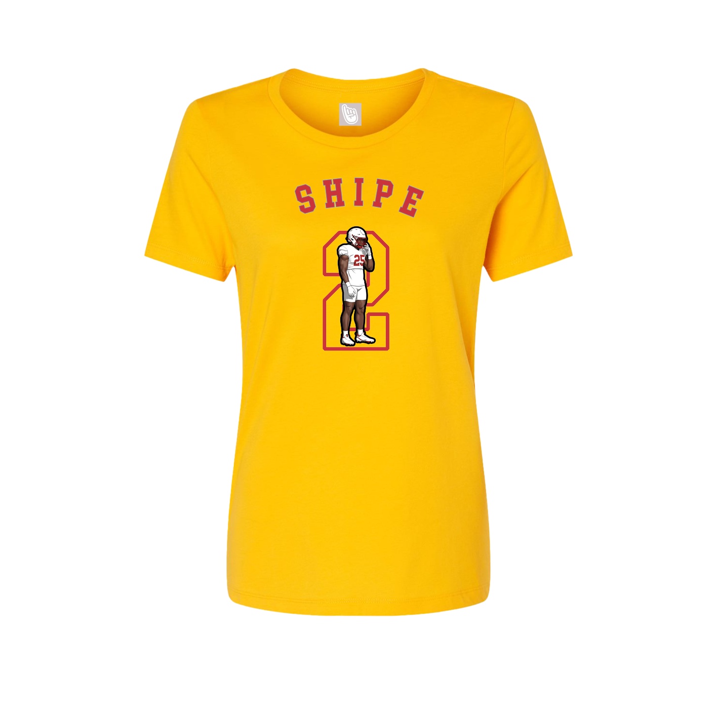 Womens Tee — Shirsey Arch in Gold