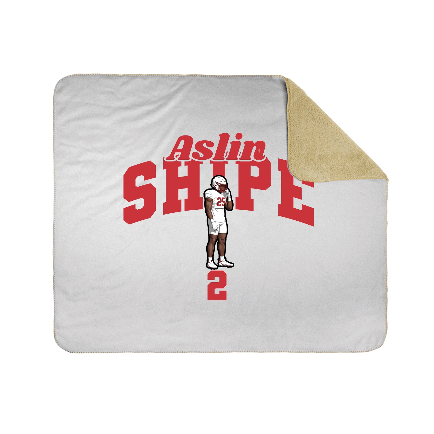 Throw Blanket — Signature Arch in White