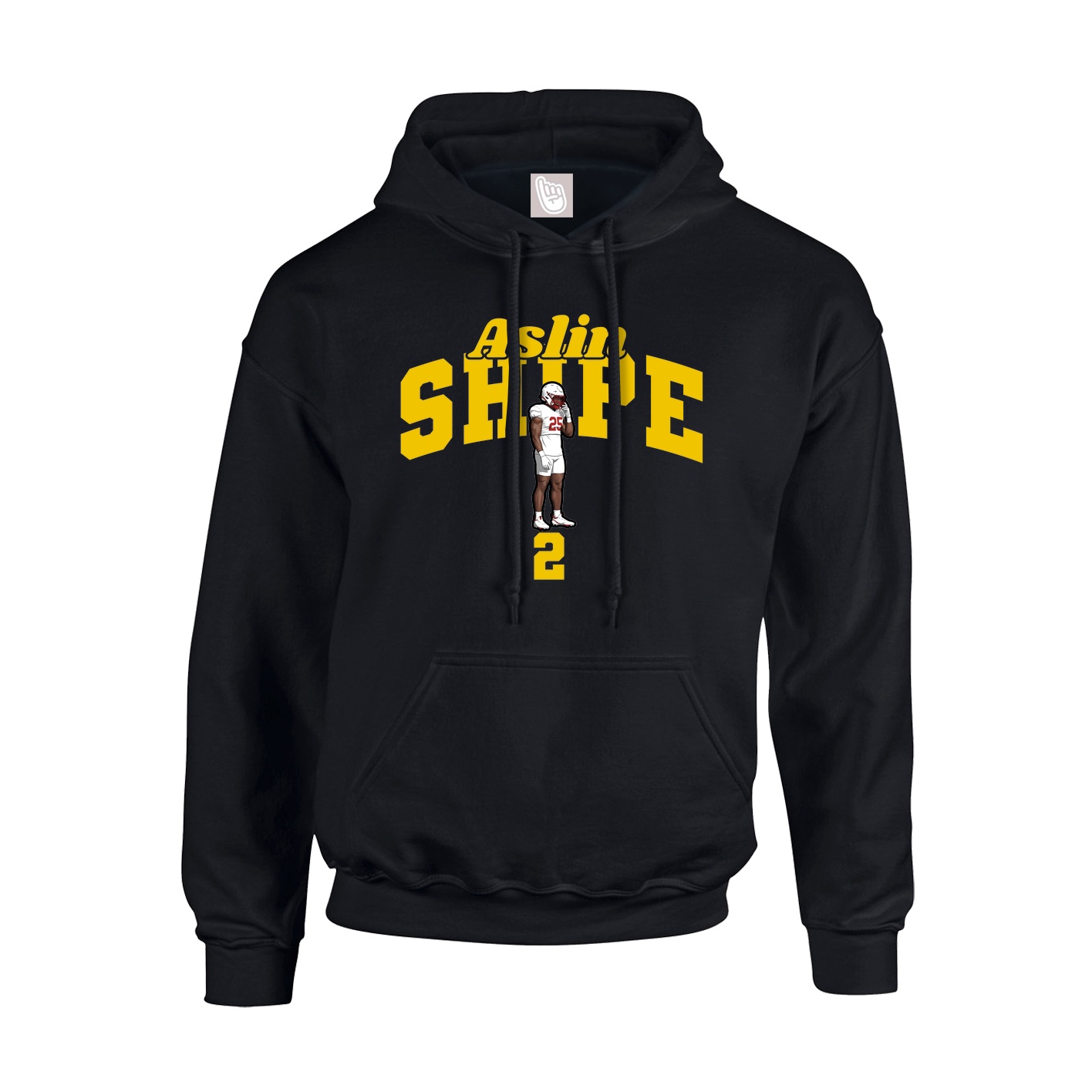 Hoodie — Signature Arch in Black