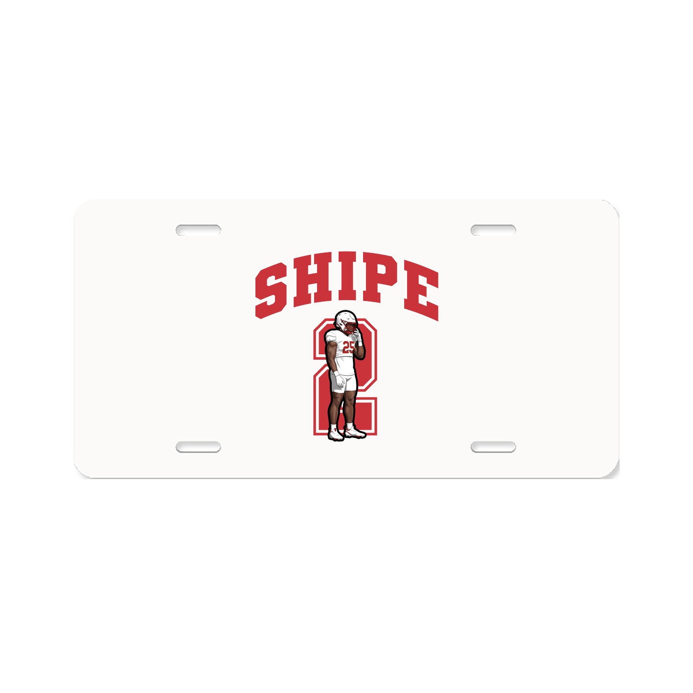 License Plate — Number in Classic