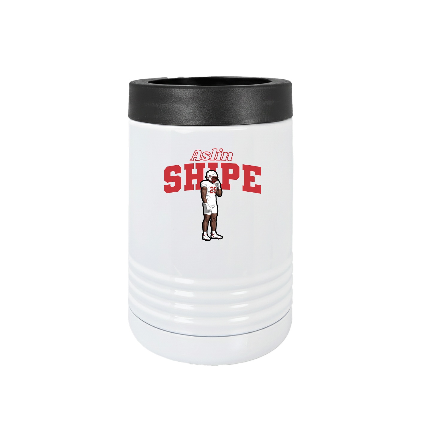 Beverage Holder — Name Arch in White