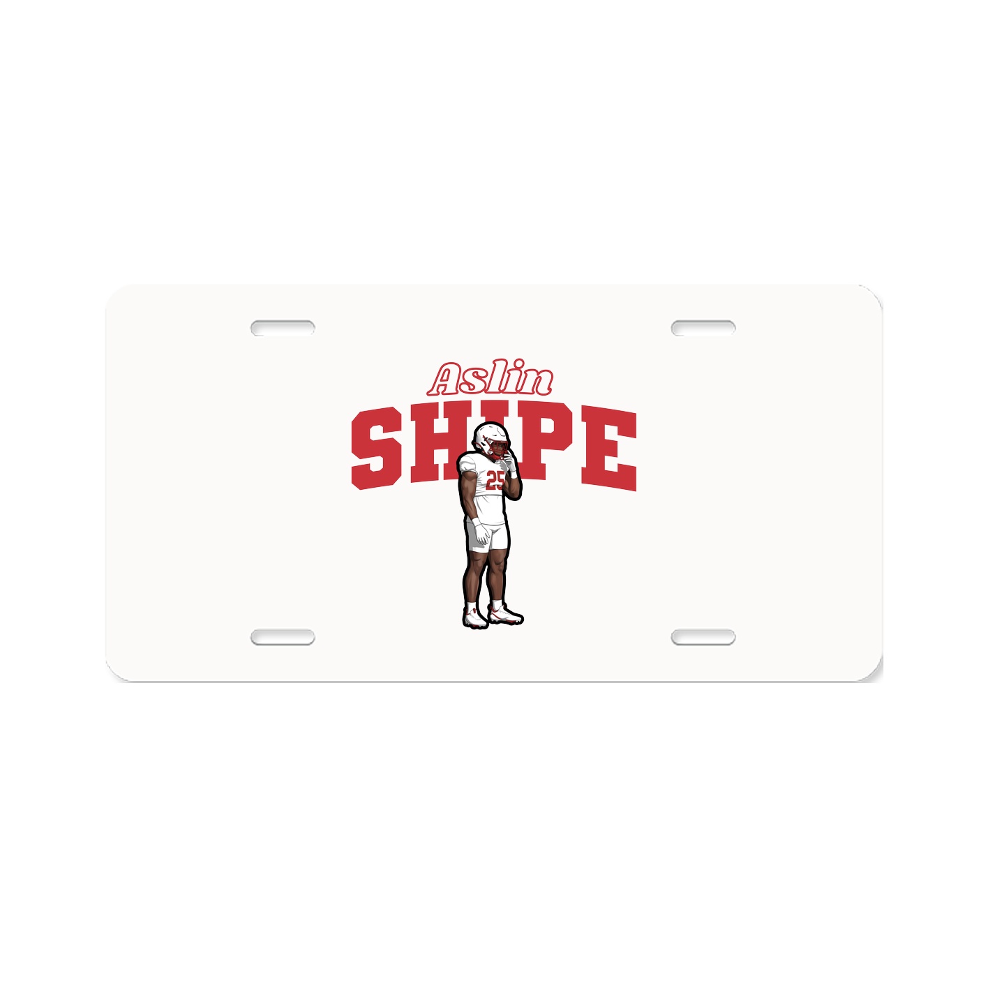License Plate — Name Arch in Classic