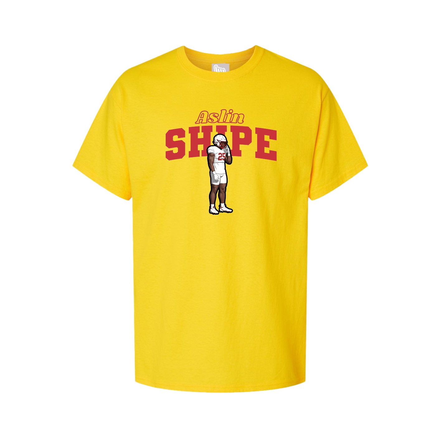 Youth Tee — Name Arch in Gold