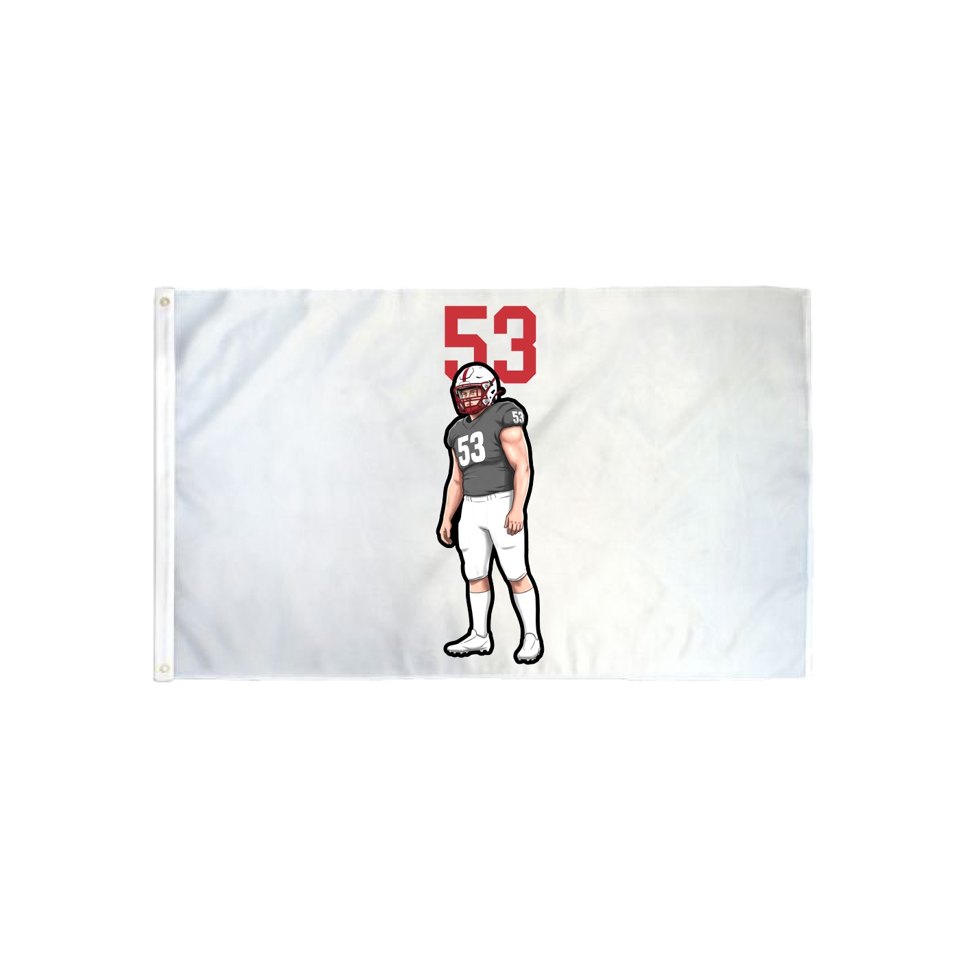 3x5 Flag — Number Top in Classic