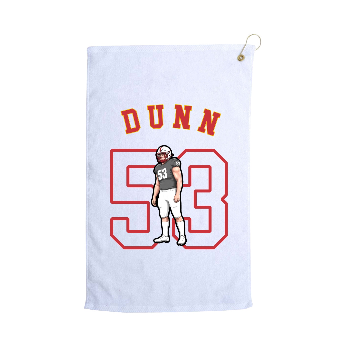 Golf Towel — Shirsey Arch in White