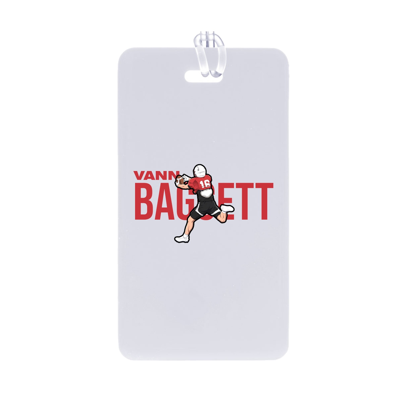 Bag Tag — Player Name in Classic