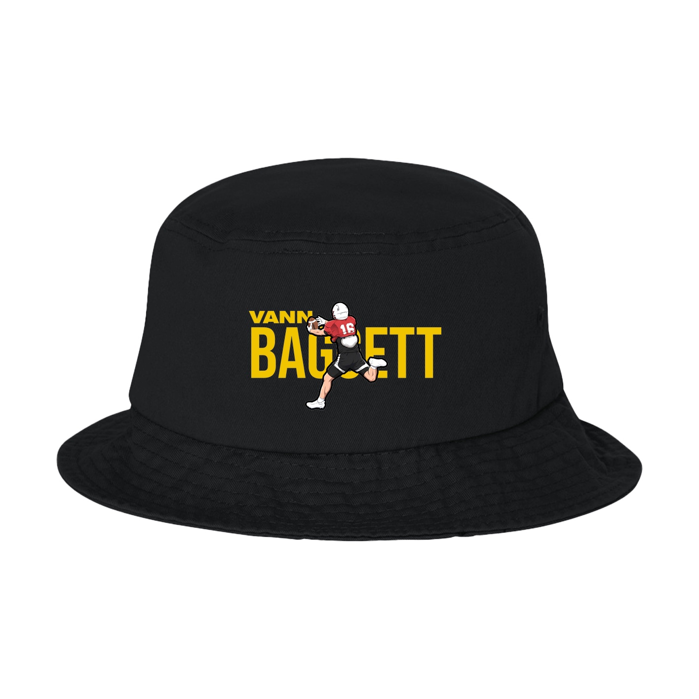 Bucket Cap — Player Name in Black