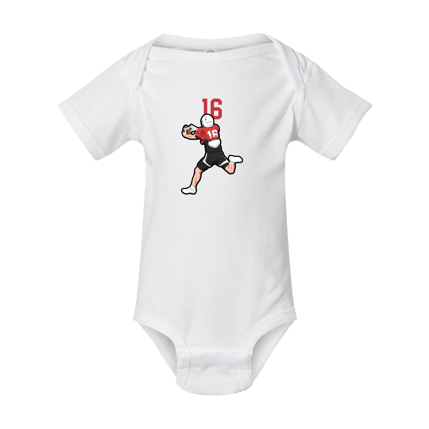 Baby Onesie — Number Top in White