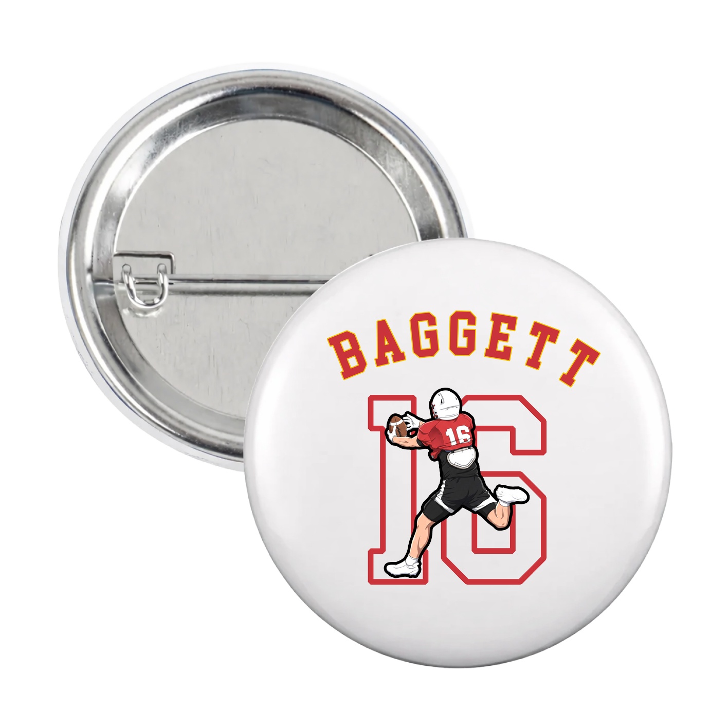 Game Day Button — Shirsey Arch in White