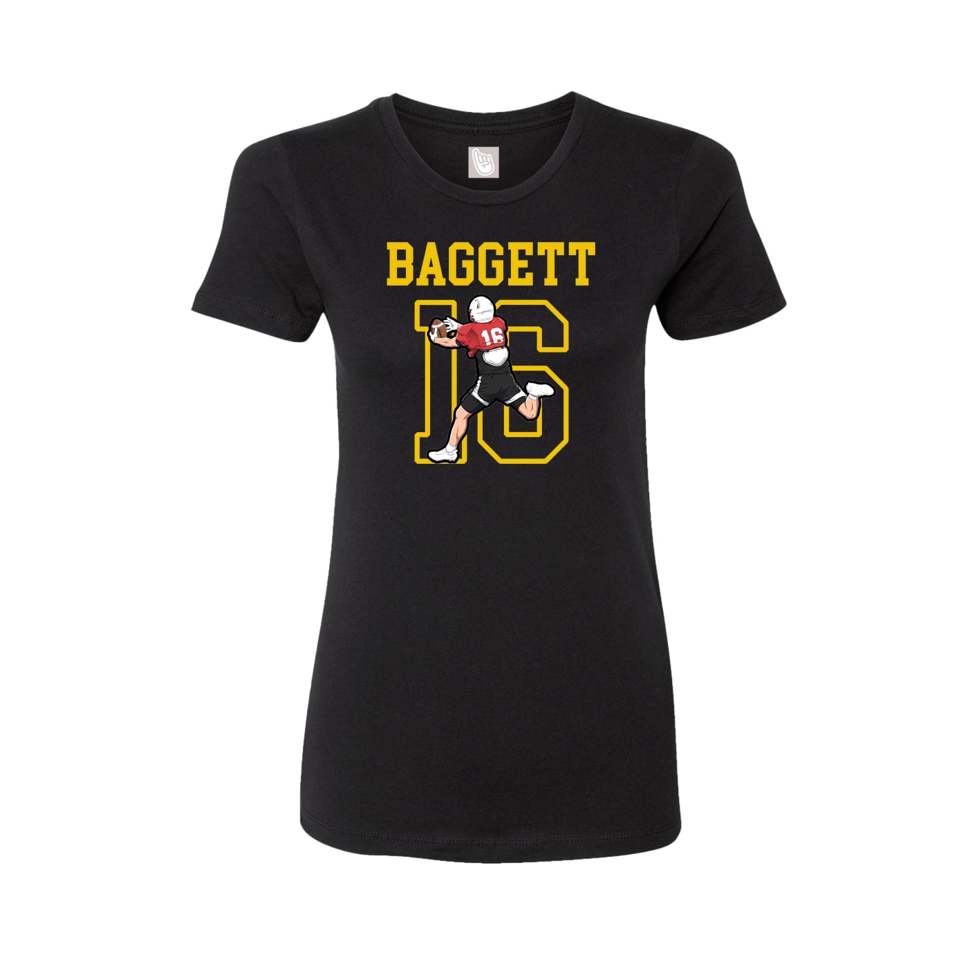 Fitted Women's Tee — Shirsey in Black