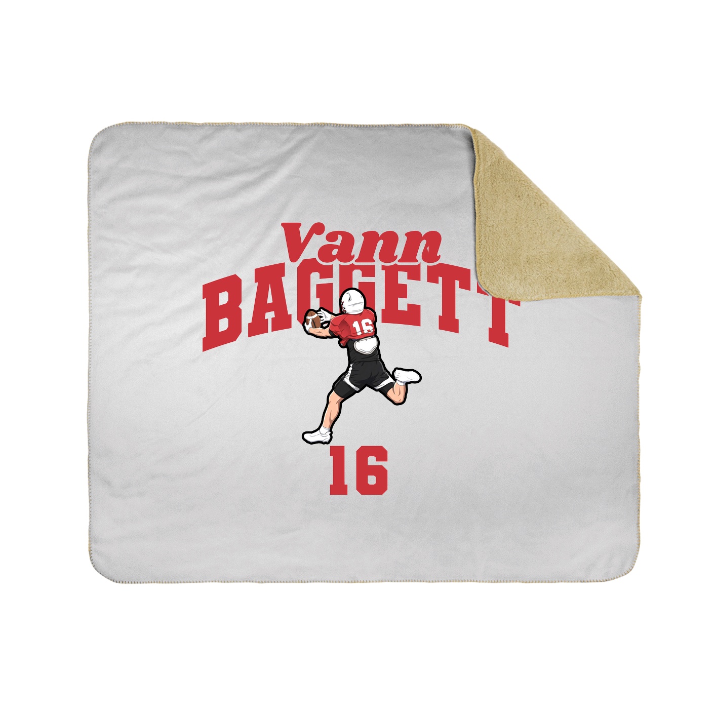 Throw Blanket — Signature Arch in White