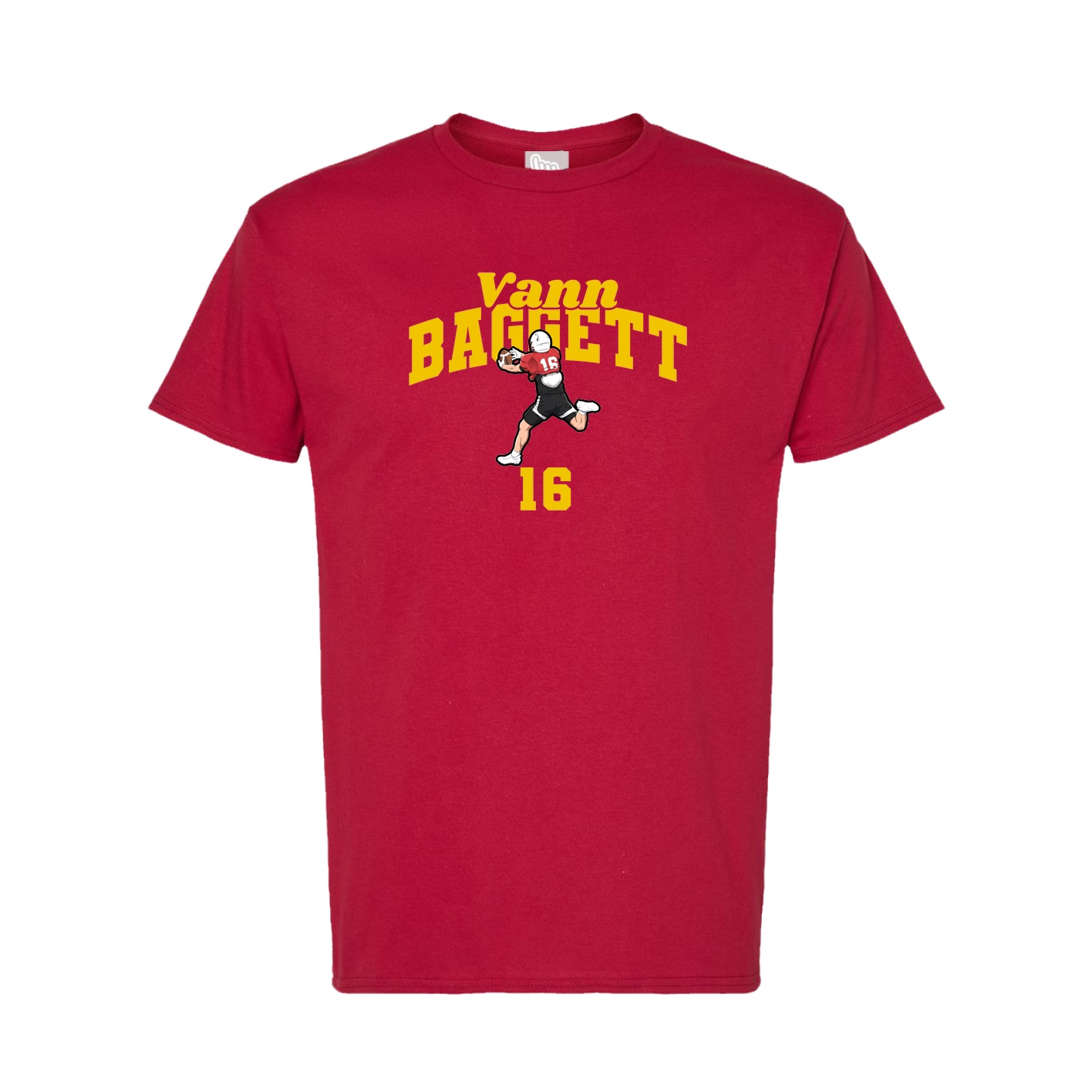 Tee — Signature Arch in Crimson