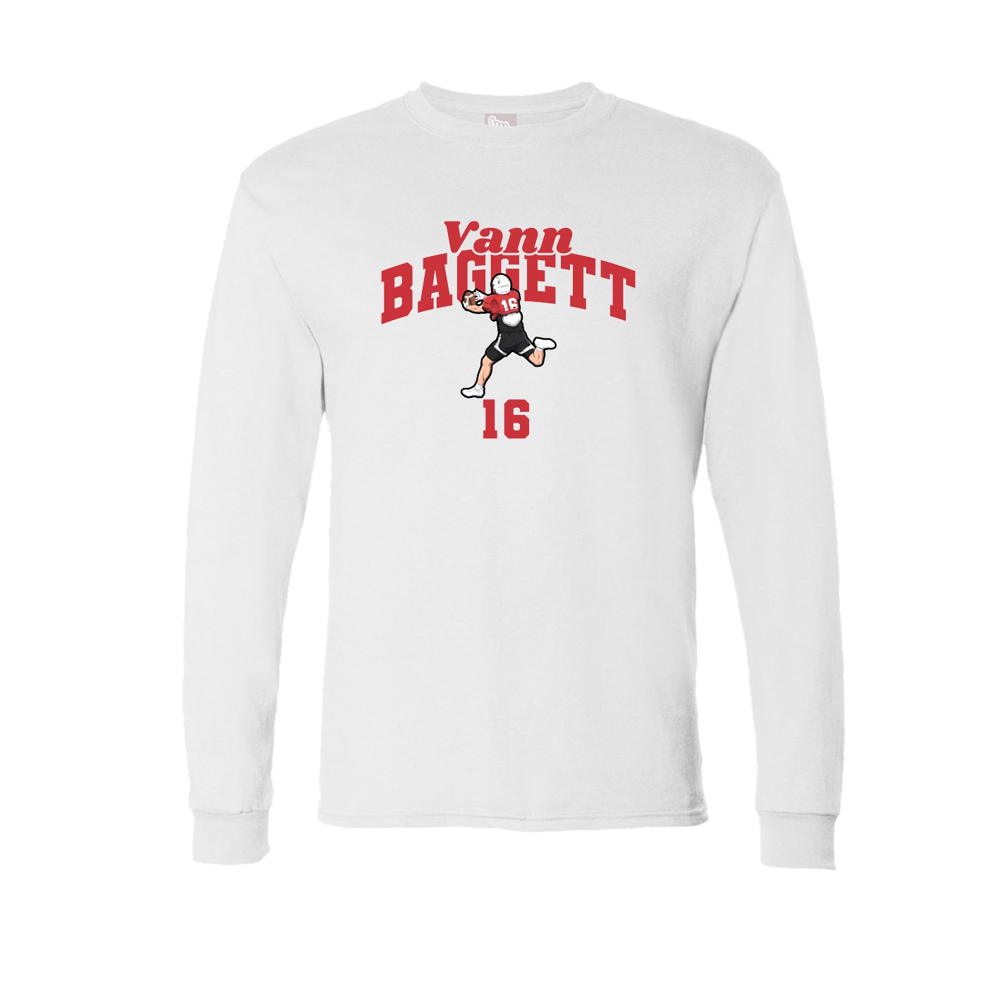 Long Sleeve Tee — Signature Arch in White