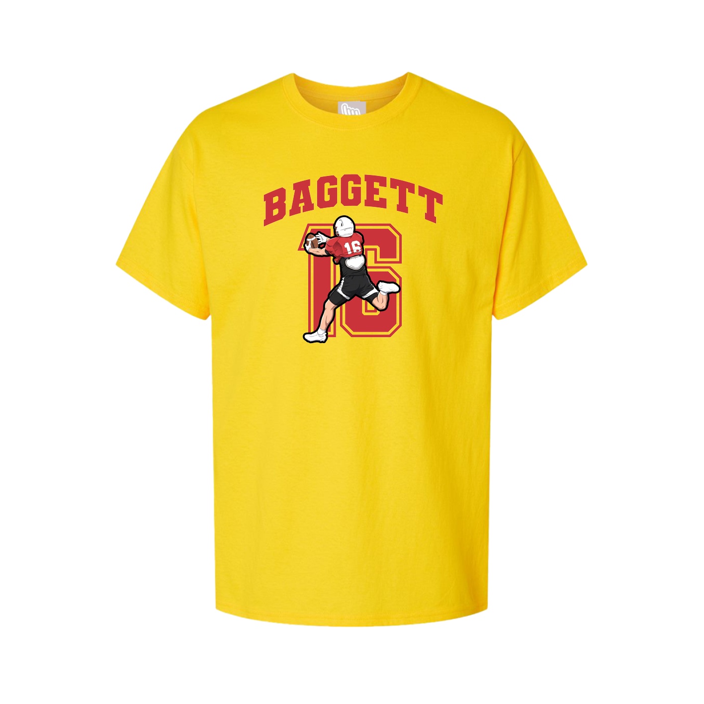 Youth Tee — Number in Gold