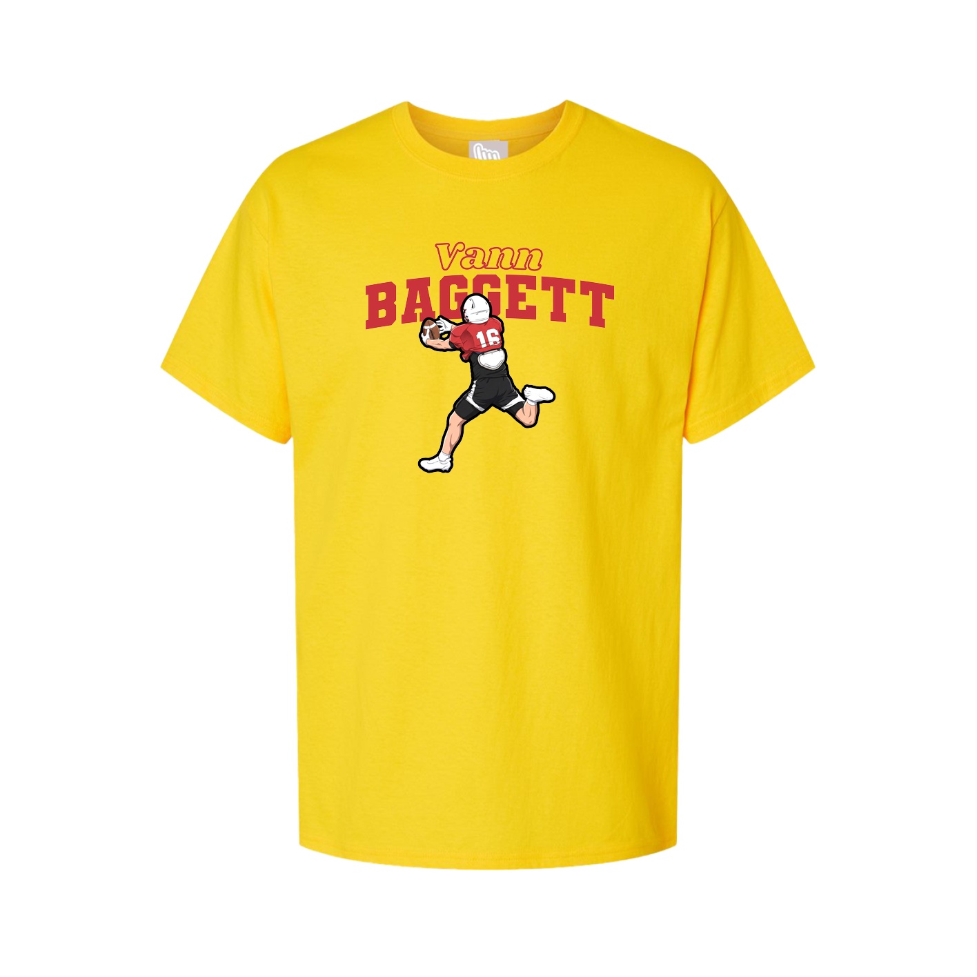 Tee — Name Arch in Gold