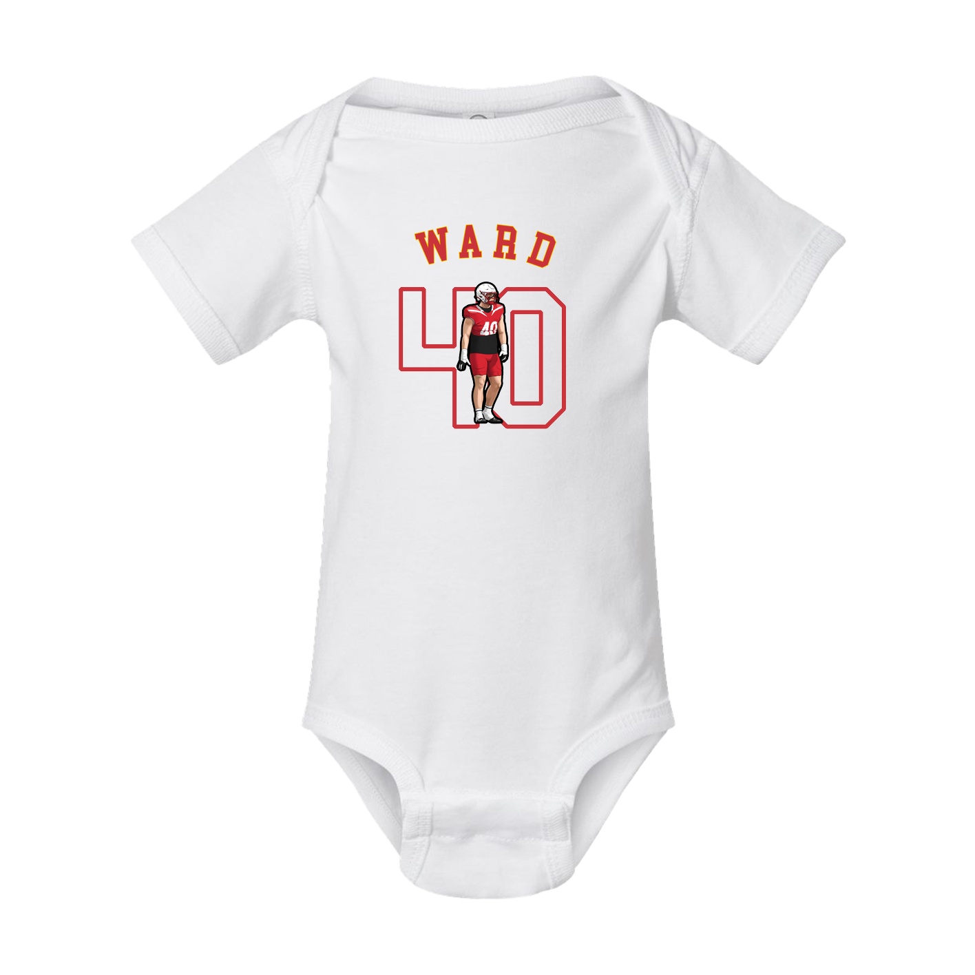 Baby Onesie — Shirsey Arch in White