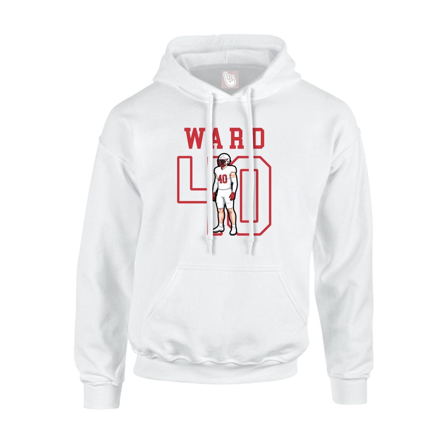 Youth Hoodie — Shirsey in White