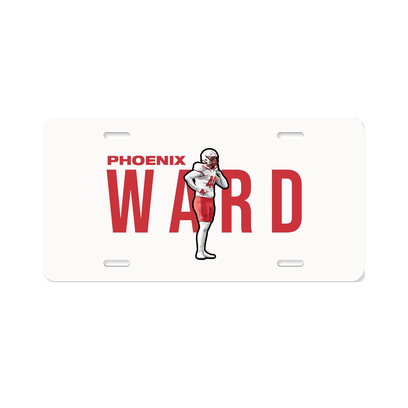 License Plate — Player Name in Classic