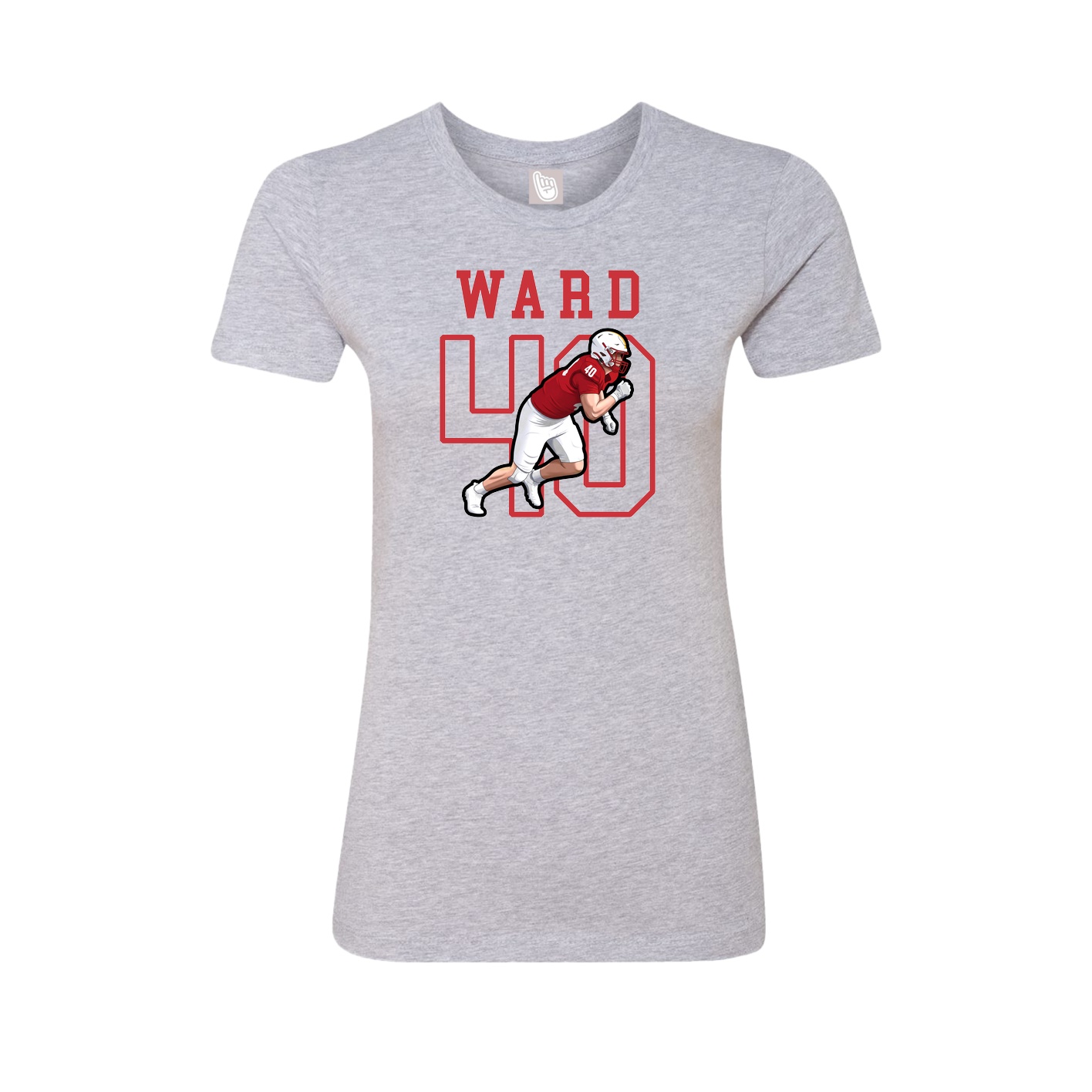 Fitted Women's Tee — Shirsey in Grey