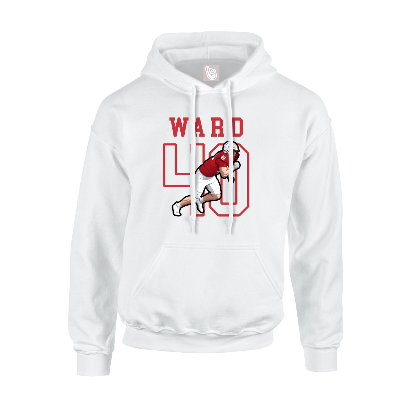 Youth Hoodie — Shirsey in White
