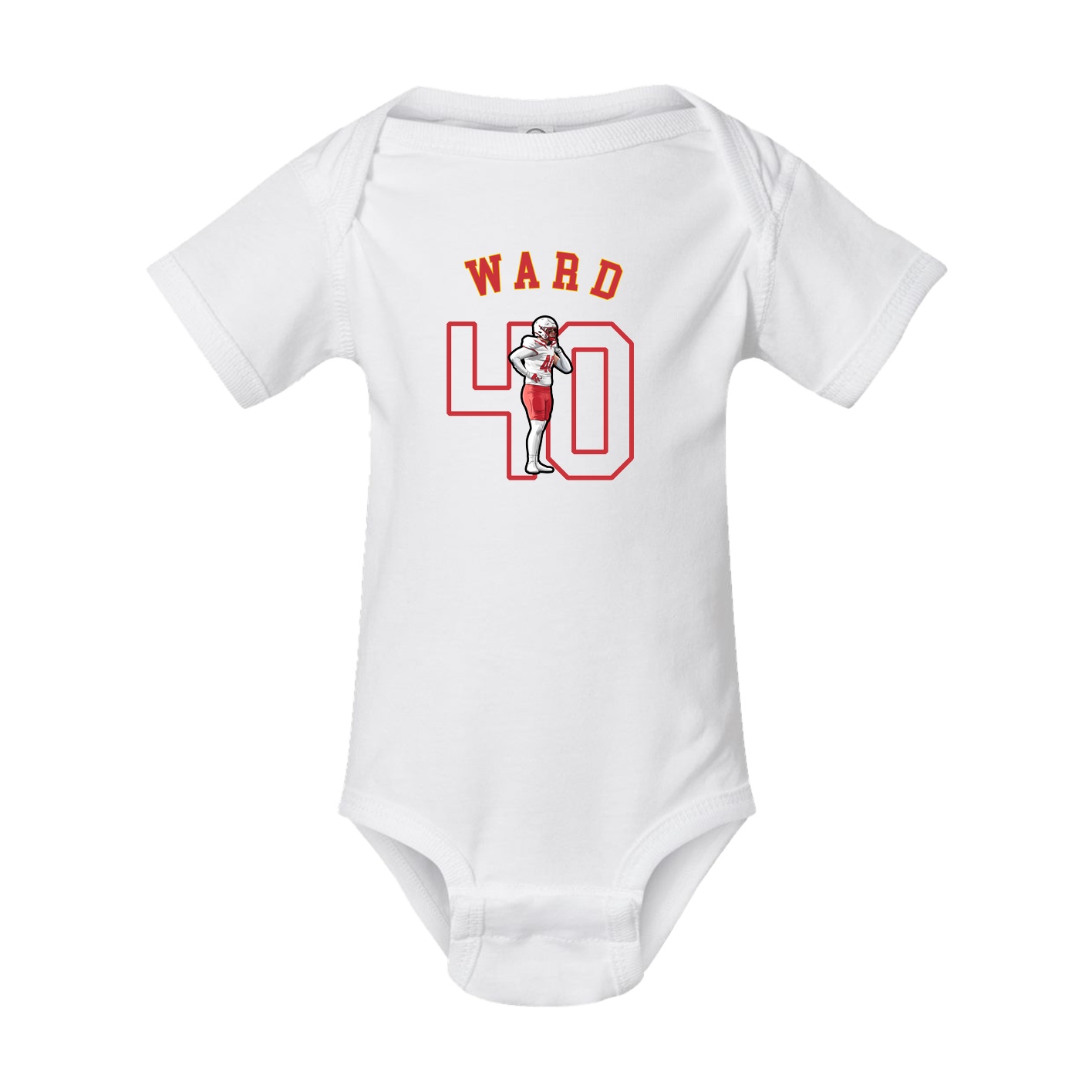 Baby Onesie — Shirsey Arch in White