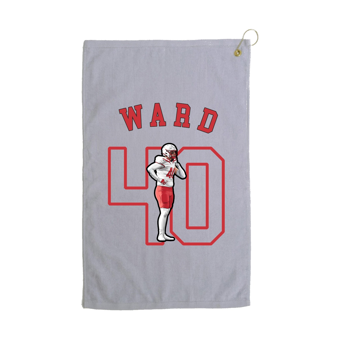Golf Towel — Shirsey Arch in Grey