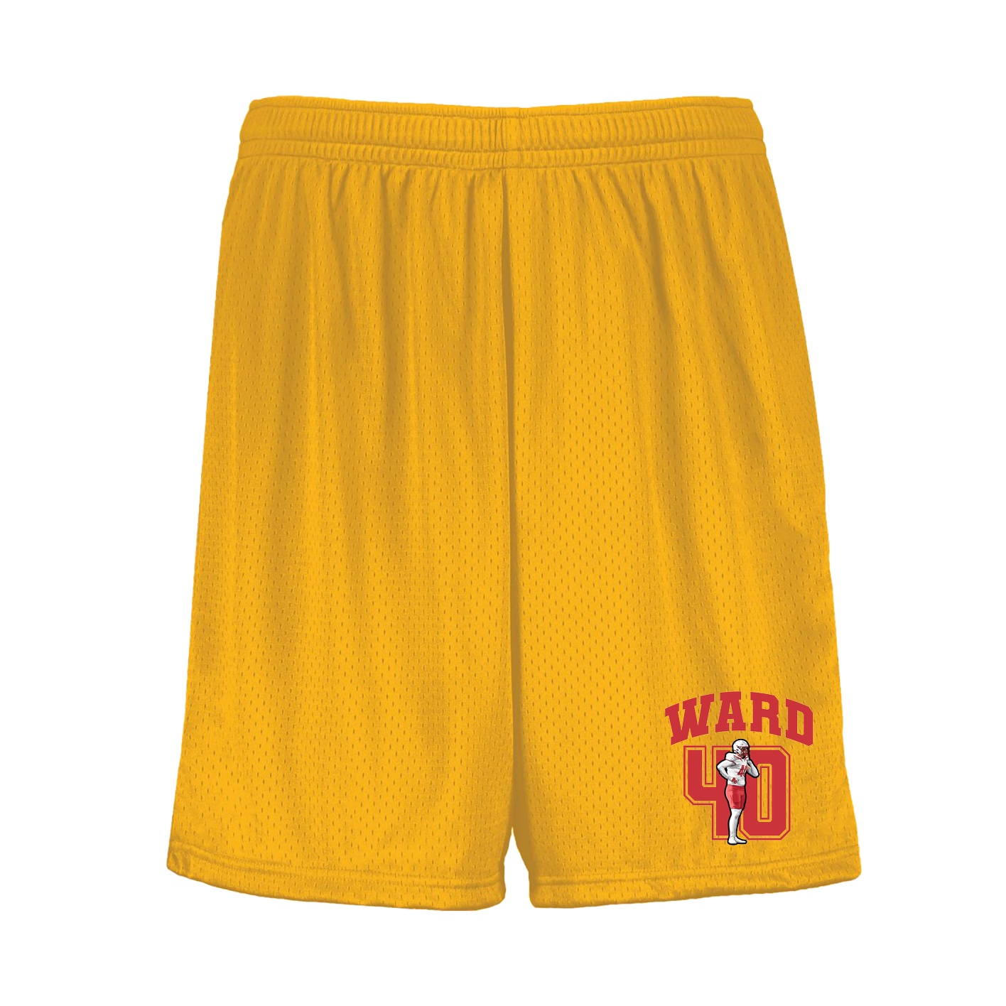 Shorts — Number in Gold