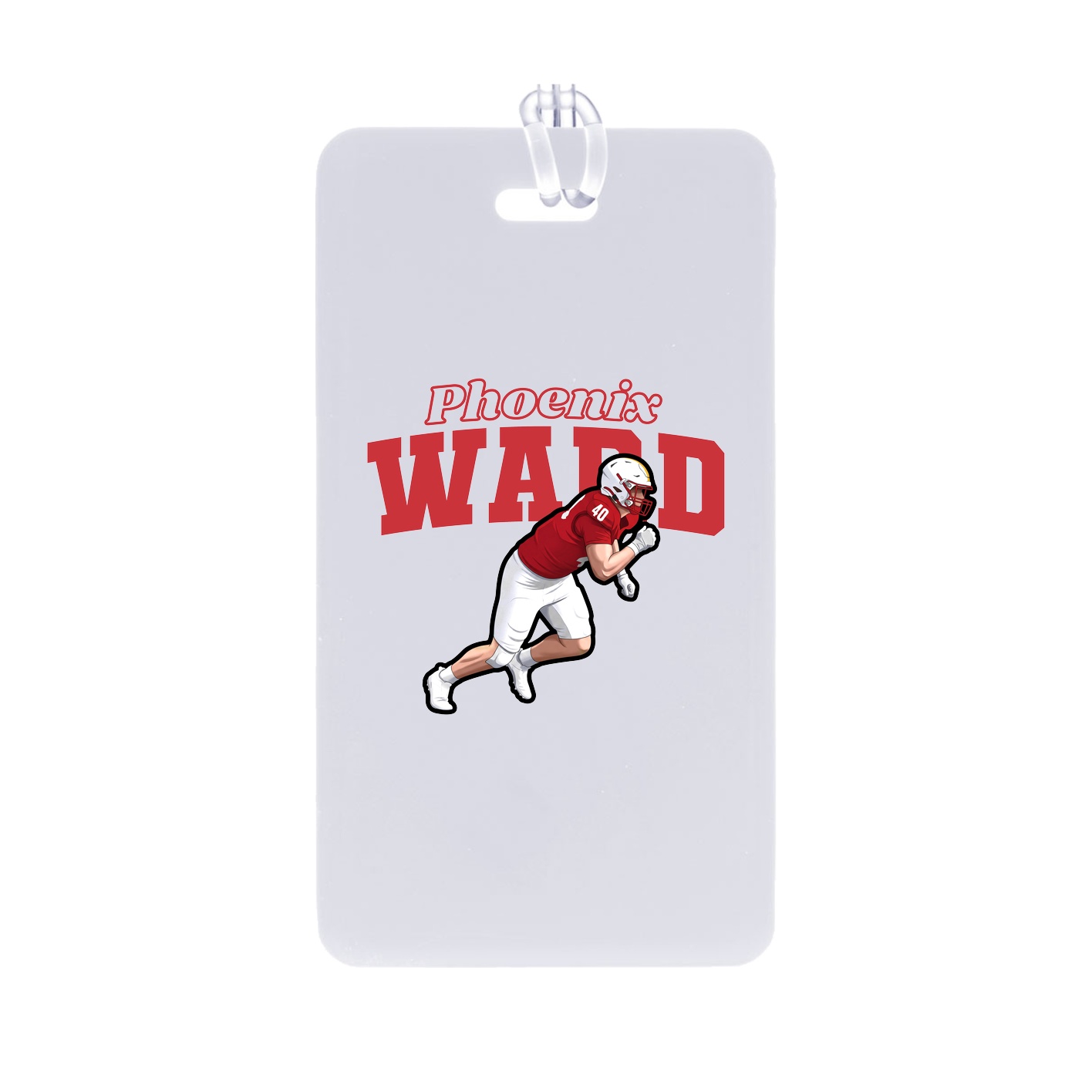 Bag Tag — Name Arch in Classic