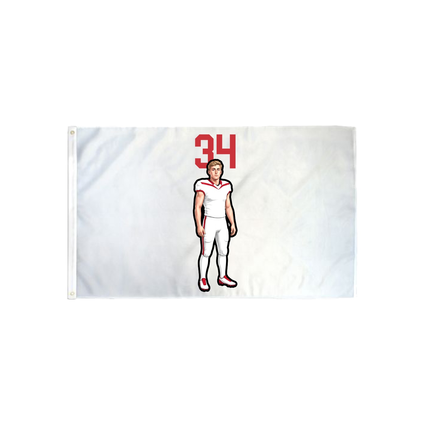 3x5 Flag — Number Top in Classic