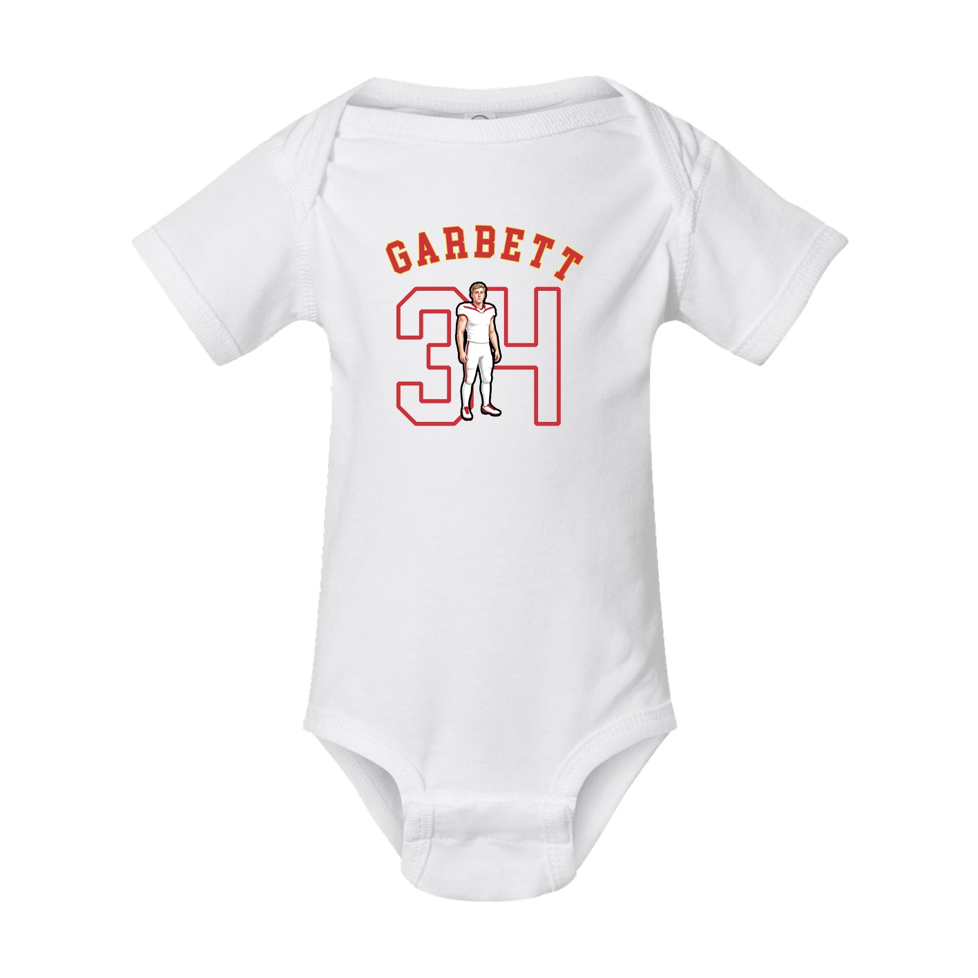 Baby Onesie — Shirsey Arch in White
