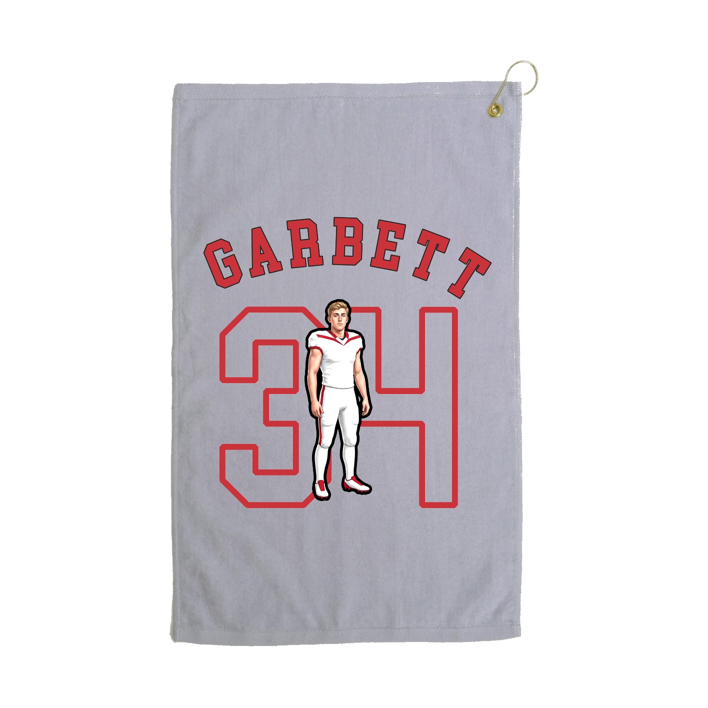 Golf Towel — Shirsey Arch in Grey