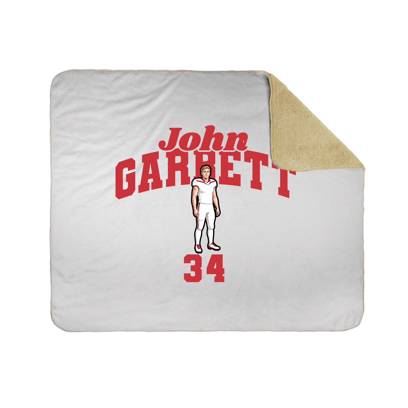 Throw Blanket — Signature Arch in White