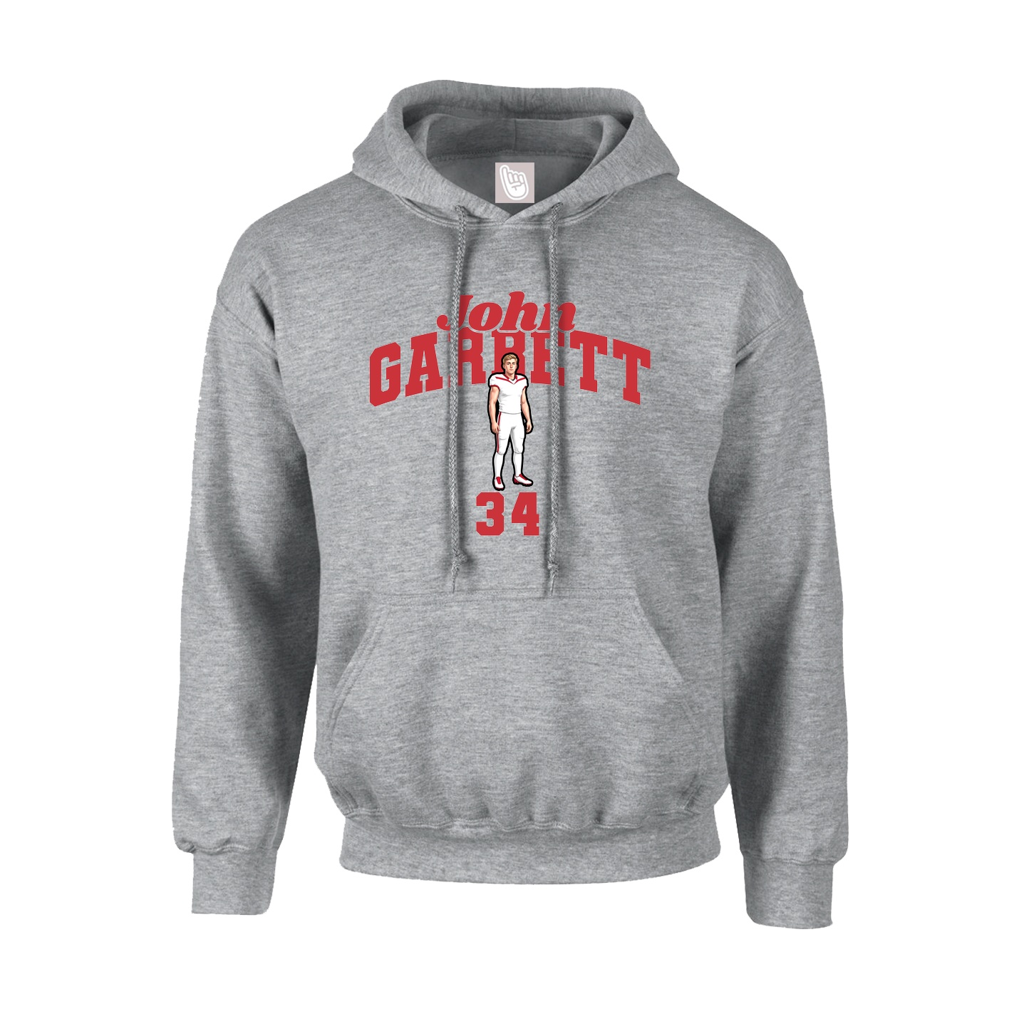 Hoodie — Signature Arch in Grey