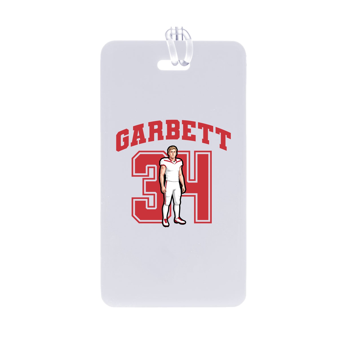 Bag Tag — Number in Classic