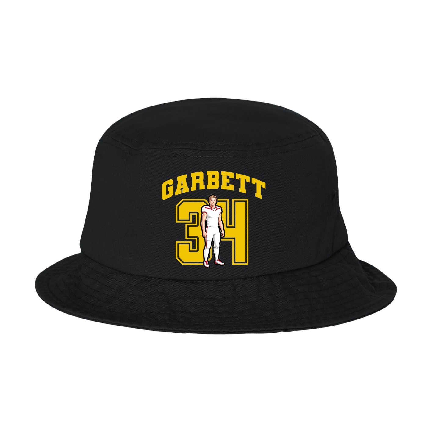 Bucket Cap — Number in Black