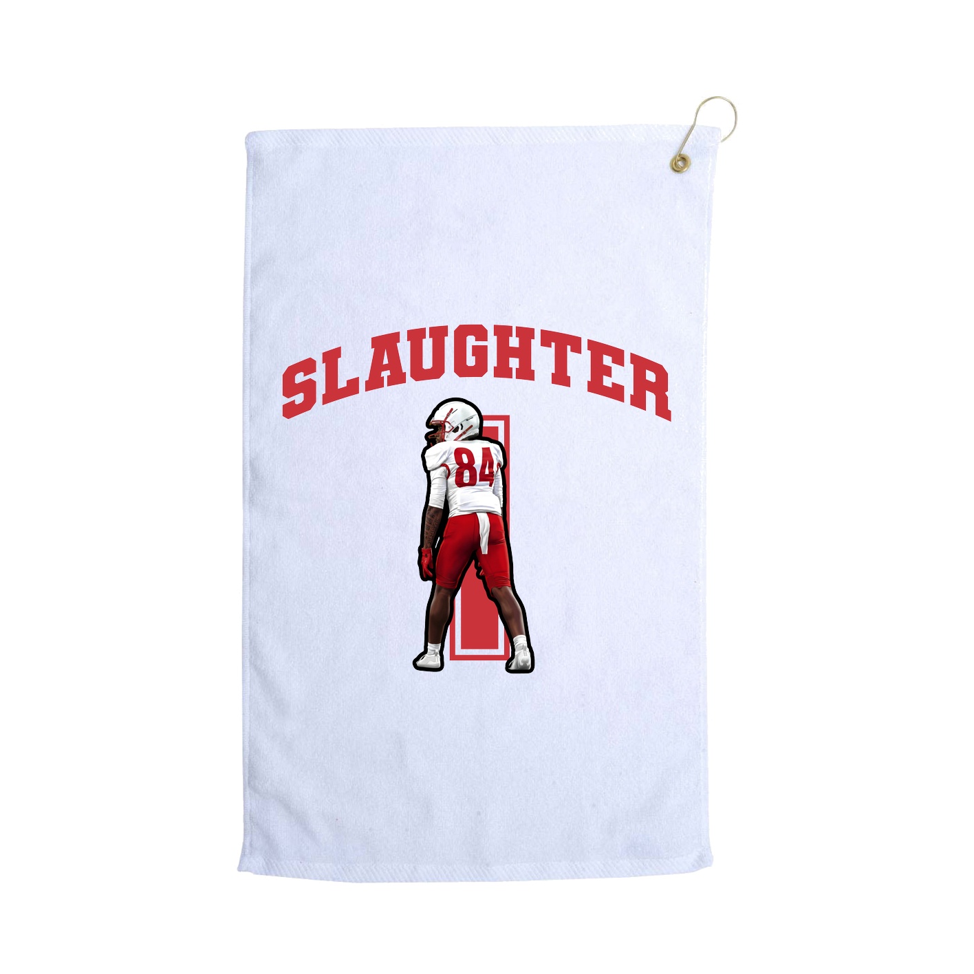 Golf Towel — Number in White