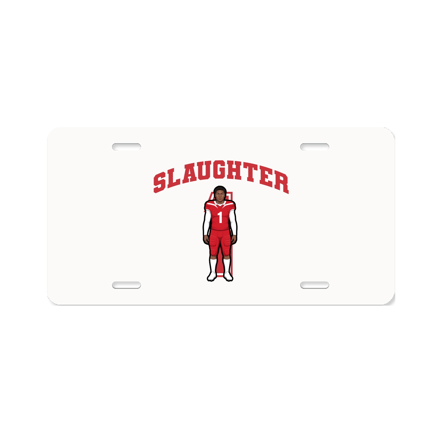 License Plate — Number in Classic