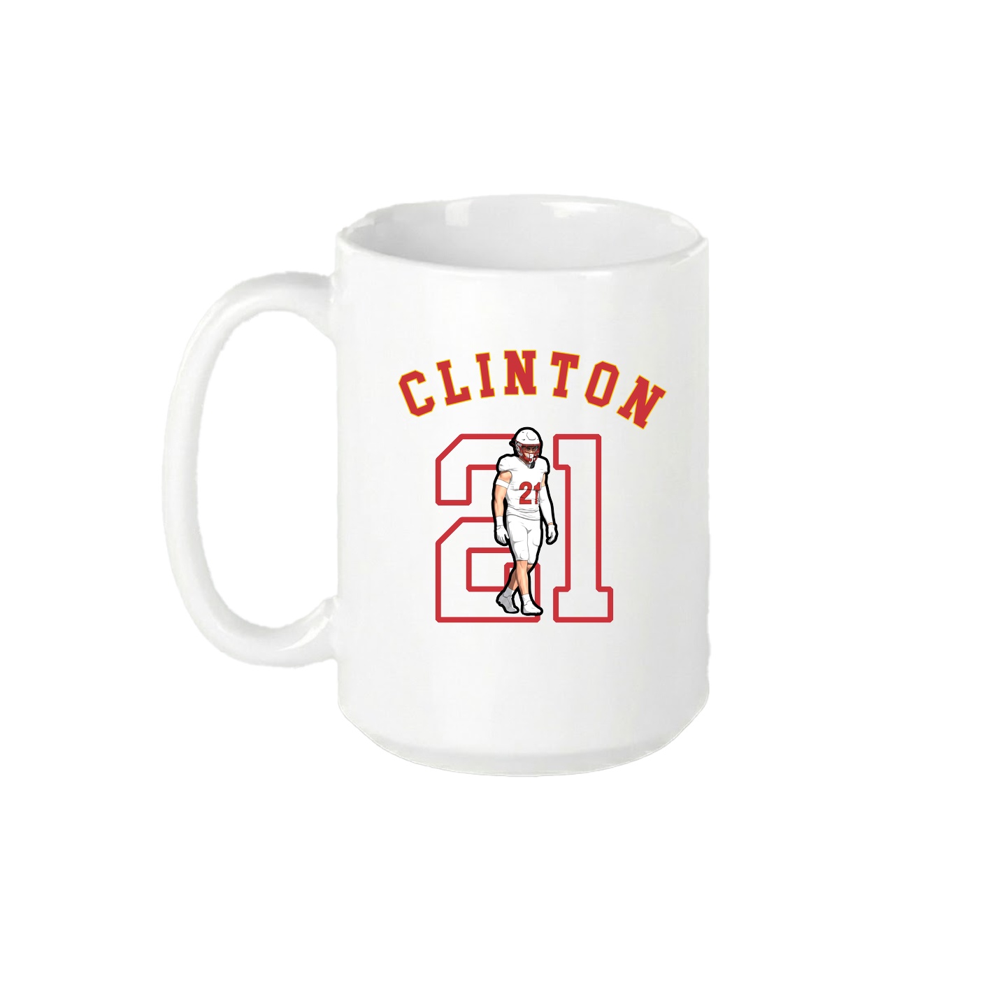 15oz Coffee Mug — Shirsey Arch in White