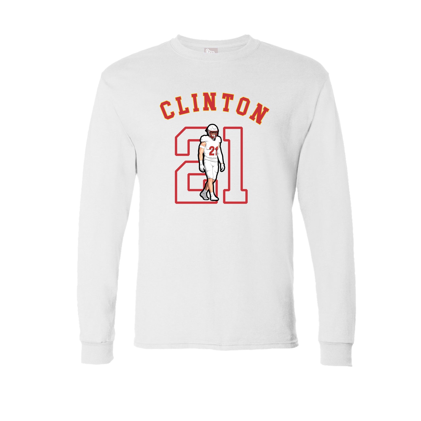 Long Sleeve Tee — Shirsey Arch in White