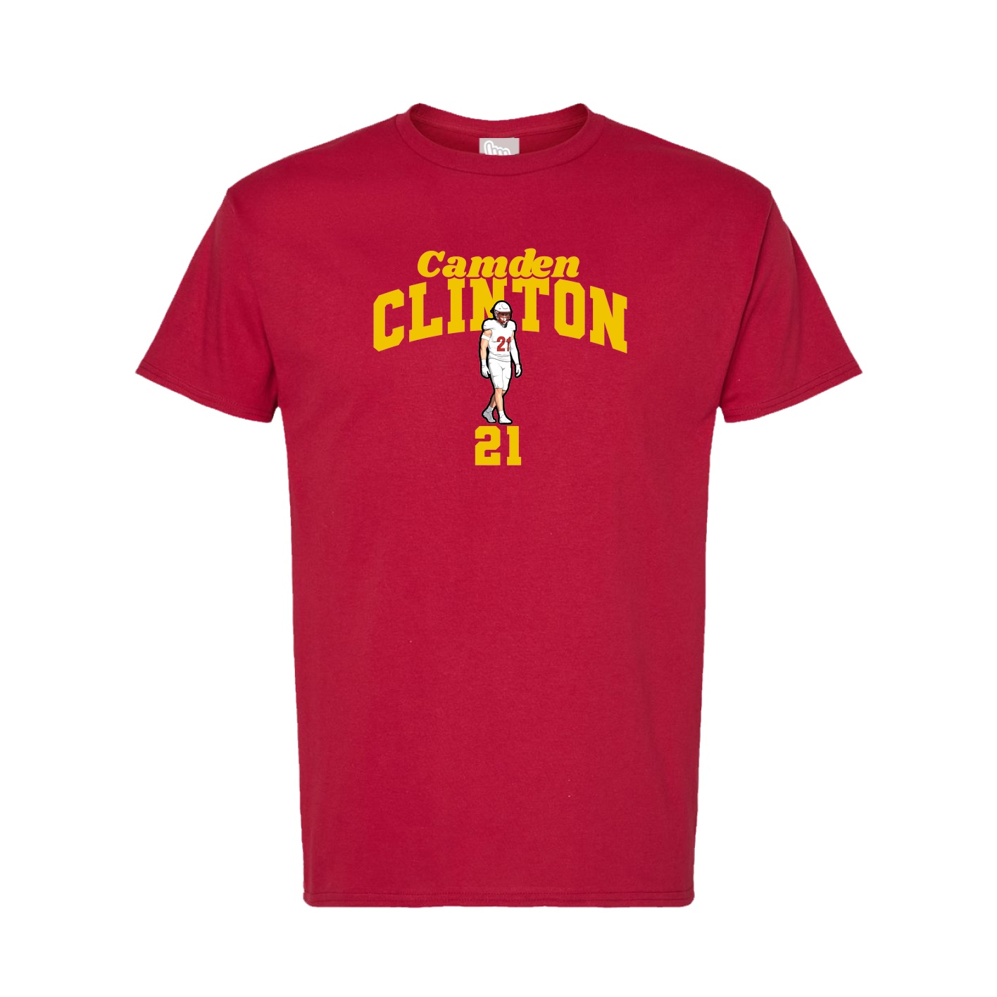 Tee — Signature Arch in Crimson