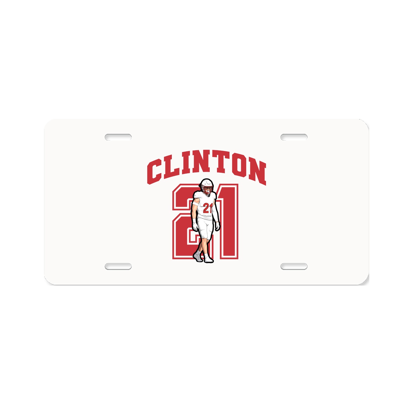 License Plate — Number in Classic