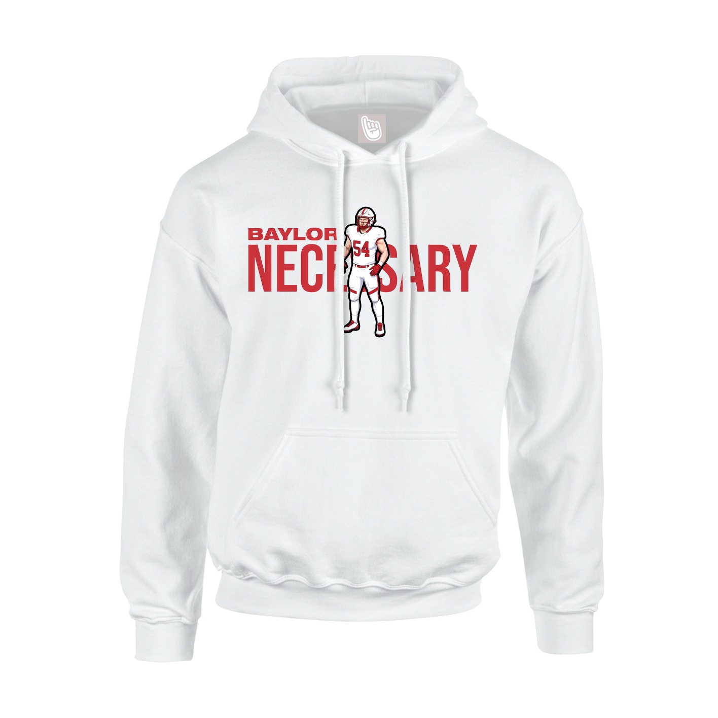 Hoodie — Player Name in White
