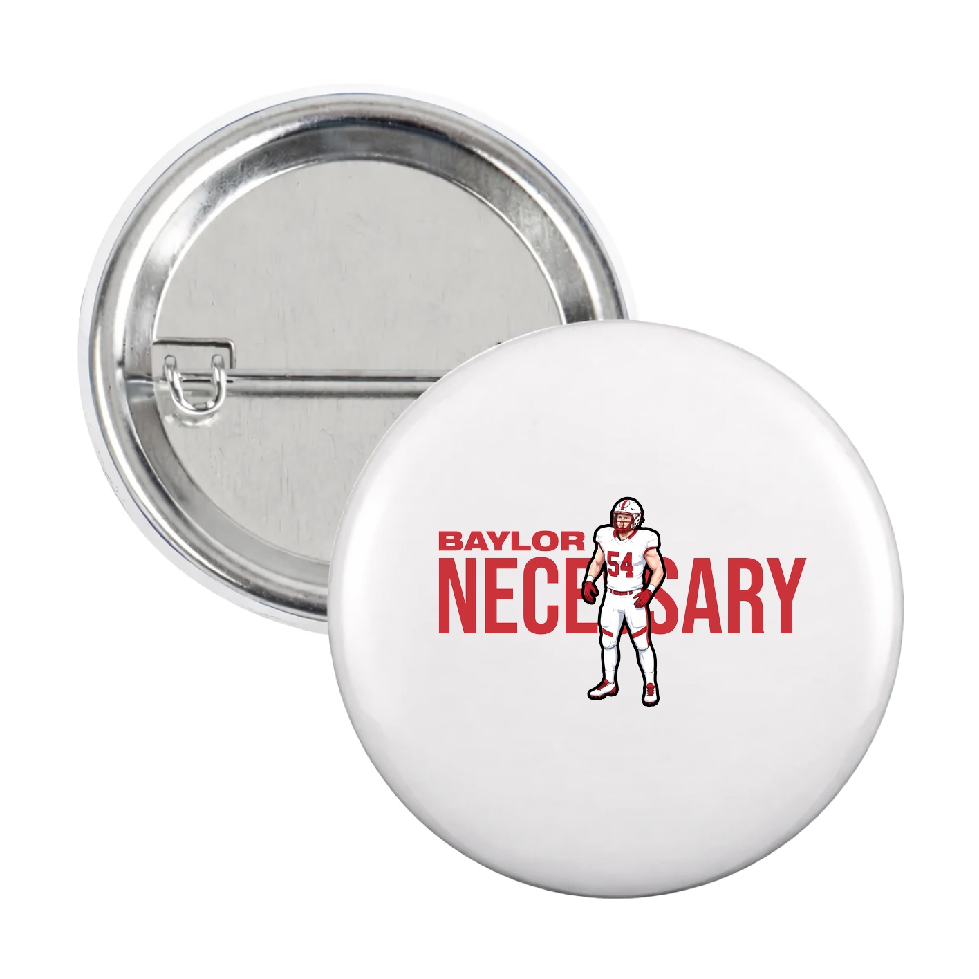 Game Day Button — Player Name in White
