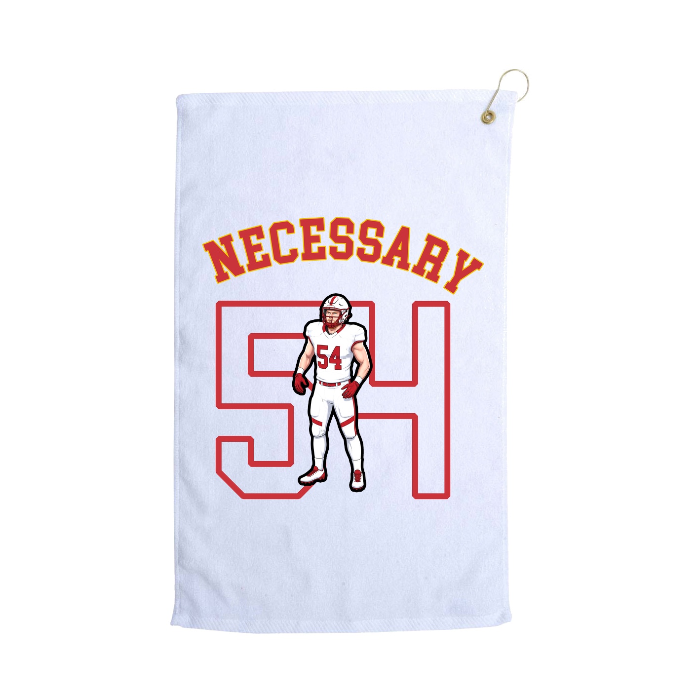 Golf Towel — Shirsey Arch in White